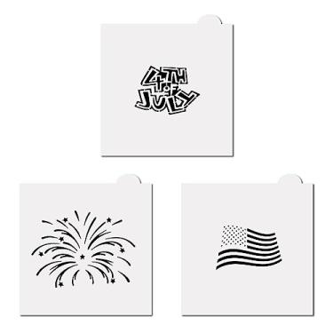 Imagem de U-Stencil USA Culinary Crafter Combo B, pacote com 3 estêncil - USAOOS-421