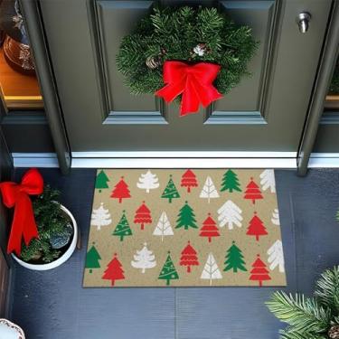 Imagem de Tapete De Porta Capacho Divertido NATAL MINIMALISTA ARVORE DE NATAL Ca940