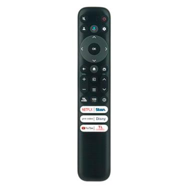 Imagem de Controle remoto substituído por voz RC813-FAB1 adequado para TCL Android TV RC813-FAB1 RC813 FAB1 21001-000138