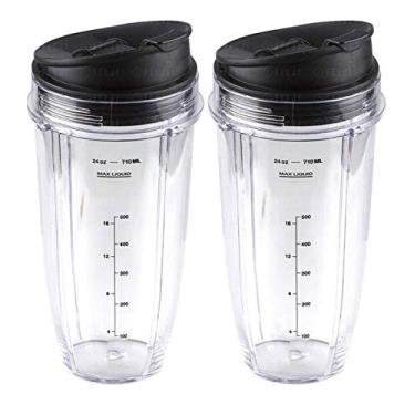 Imagem de Lytio 24 onças substituição Blending CupTwin Pack para BL482 Ninja único servir (24 onças Twin)