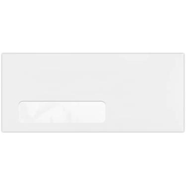 Imagem de Envelopes de janela de negócios LUXPaper #10 | Aba comercial | 10,3 cm x 23,5 cm | Branco brilhante | Texto de 11 kg | 500 Qtd