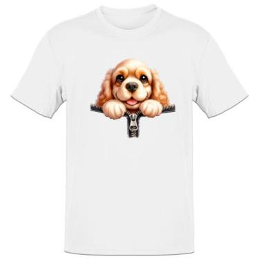 Imagem de Camiseta Unissex Cavalier King Charles Spaniel no Ziper - Alearts, EG