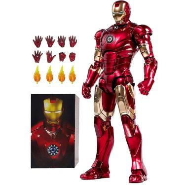 Imagem de Boneco de ação OVONNI Ironman MK3 de 7 polegadas com acessórios