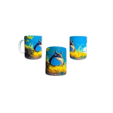 Imagem de Caneca Porcelana - studio ghibli - sublimação, totoro