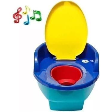 Imagem de Troninho Infantil Musical 3 Em 1 com Redutor De Degrau e Pinico Colori