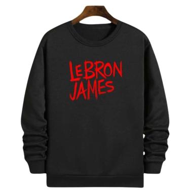 Imagem de Blusa Moletom Gola Basquete Logo Lebron James Basketball