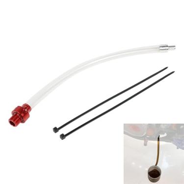 Imagem de NICECNC Ferramenta de drenagem de óleo vermelha compatível com modelos Beta Xtrainer 300 2015-2024 RR 2 e 4 Stroke 125-498 2010-2024 Ferramenta de troca de óleo Veja o ajuste