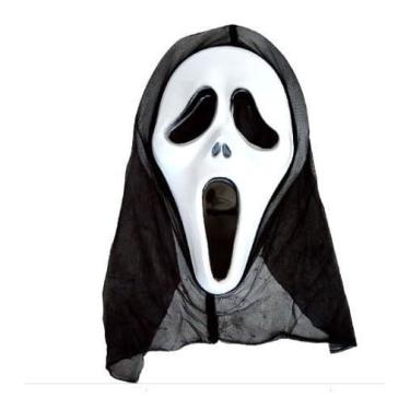 Imagem de Mascara Pânico Com Capuz Halloween Festa das bruxas
