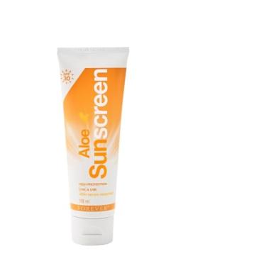 Imagem de Protetor Solar Aloe Sunscreen Cuida e protege Pele rosto e corpo