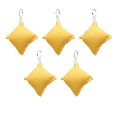 Imagem de Kit 100 ALMOCHAVEIRO AMARELO E BRANCO 7X7 - MORGADO