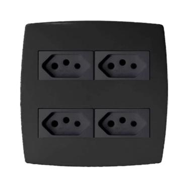 Imagem de Conjunto 4X4 4 Tomadas 10A Home