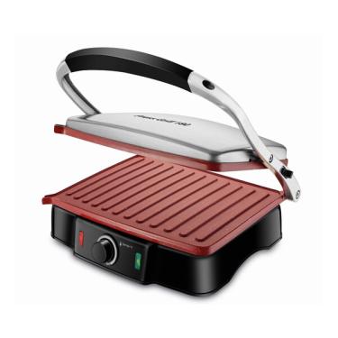 Imagem de Grill 180, Abertura 180°, Vermelho, Mondial - PG-02
