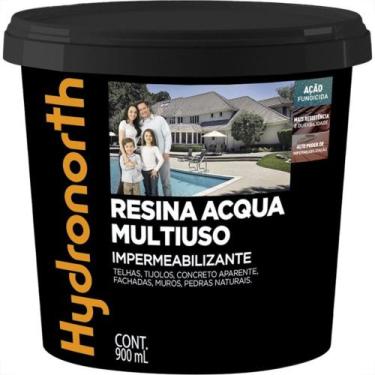 Imagem de Resina Multiuso Hydronorth Acqua Color Brilhante 900Ml Vermelho Oxido 