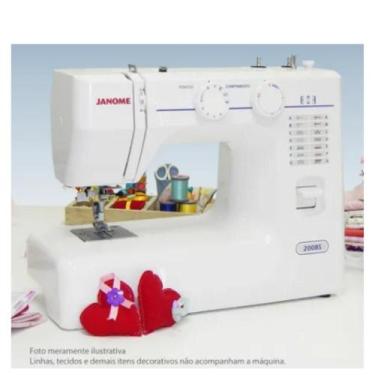 Imagem de Máquina De Costura 2008S Janome Consertos em Geral Até 8 Camadas Jeans
