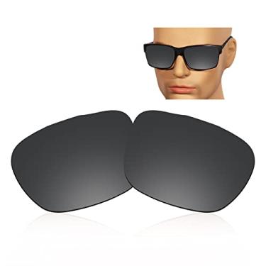 Imagem de Kygear Lentes de substituição à prova de brilho de 12 mm polarizadas para óculos de sol Oakley Twoface (Armor Black)