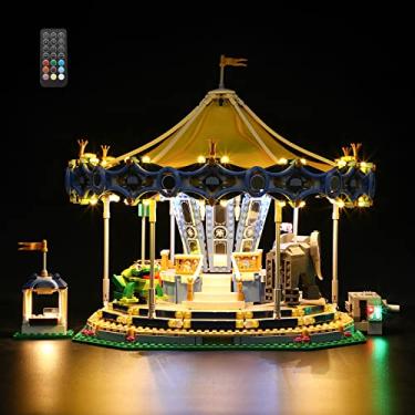 Imagem de GEAMENT LED Light Kit (Remote Control) Compatible with Lego Carousel - for Creator 10257 Building Model (Lego Set Not Included)