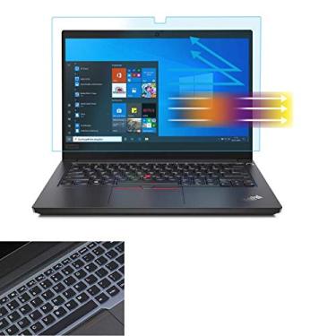 Imagem de Protetor de tela antirreflexo azul para Lenovo Thinkpad 14 polegadas T470 T470s T480/S T490/S T495/S com capa de teclado para presente, reduz a tensão ocular para ajudar você a dormir melhor (sem tela sensível ao toque)