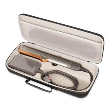 Imagem de XINGFUDAO Estojo de transporte de viagem compatível com Dyson Airstrait/alisador de cabelo, acessórios Airstrait HT01, estojo rígido de ferramentas, bolsa de armazenamento à prova d'água