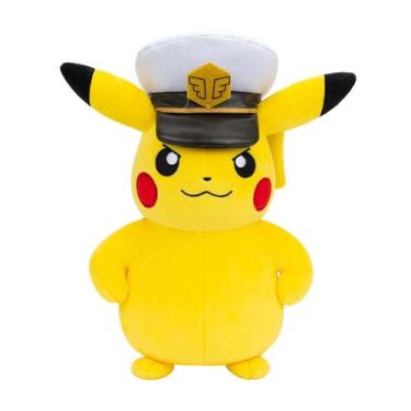 Imagem de Capitao Pikachu Pelucia Pokemon 20 cm Sunny