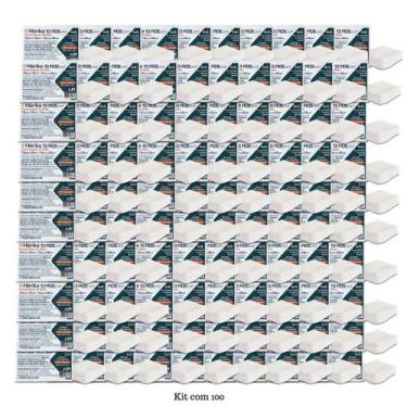 Imagem de Kit com 100 Compressa Gaze Esteril 13 Fios Com 10  Herika - Medical