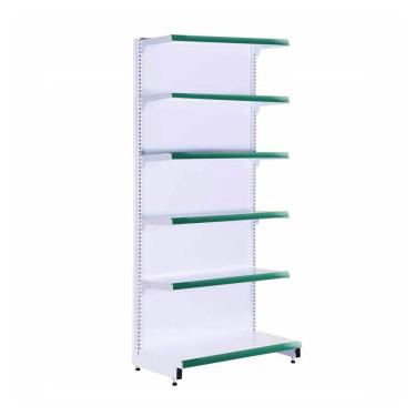 Imagem de Gôndola Prateleira Supermercado 6 Níveis 40x30 New Plus 2,00m Parede Inicial Verde Sa Gôndolas