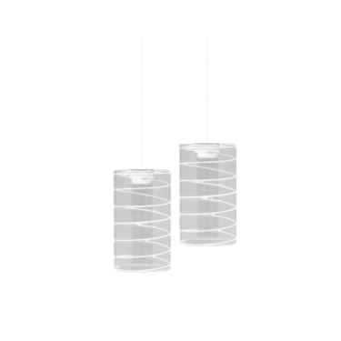 Imagem de Pendente Td 641/2 2xe27 Branco - Taschibra Branco