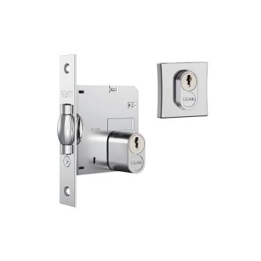 Imagem de Fechadura Pivotante 1005 Redonda Inox - Stam Quadrado