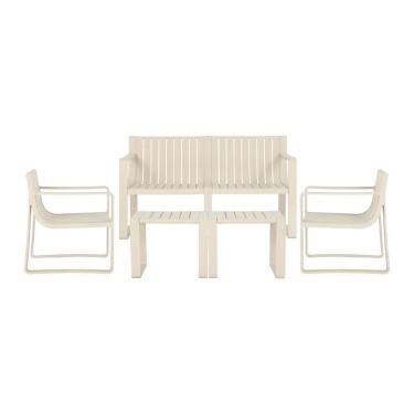 Imagem de Conjunto De Móveis Para Jardim 5 Peças Verte Eco Bambu