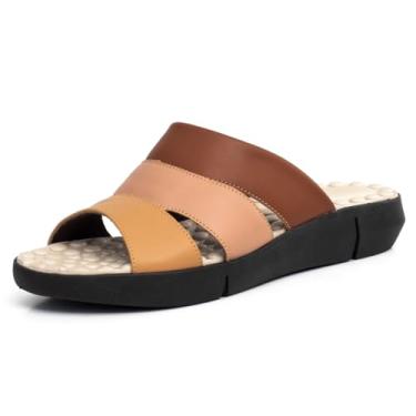 Imagem de Sandália Feminina Ortopedica Conforto Esporão Diabético Leve (Bege, BR, Adulto, Numérico, 34)