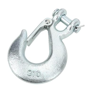 Imagem de Guincho de Gancho de Segurança 3/8in Trailer de Guincho Clevis Ganchos de 18000 Libras Com Segurança para Reboque de Veículos Pendurados para Prender Carga