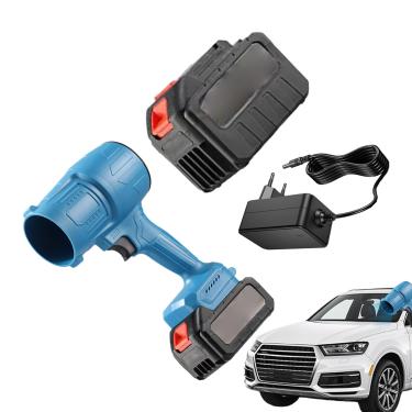 Imagem de Soprador De Ar Portátil | 6000mAh Soprador de Ar para Poeira e Limpeza de Pátio - 19000 RPM Ventilador de Poeira Sem Fio para Interior do Carro, Exterior, Quintal, Jardim, Relvado, Pátio, Acampamento