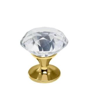 Imagem de Puxador Diamante Di Cristallo Gold 30MM JAD1109 - Jador