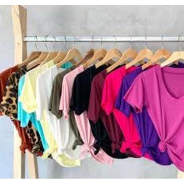 Imagem de blusa feminina podrinha manga curta moda - filo modas, Laranja, G