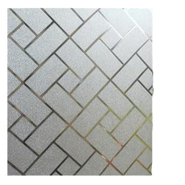 Imagem de Película Jateada Cristal Para Vidro, Janela Porta Box Adesivo Eletrostático Privacidade e Segurança(JATEADO,10mx60cm)