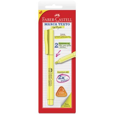 Imagem de Marca texto amarelo Faber-Castell