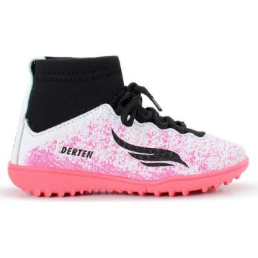 Imagem de Chuteira Infantil Society Botinha Cano Alto Meia Original - Derten, Br