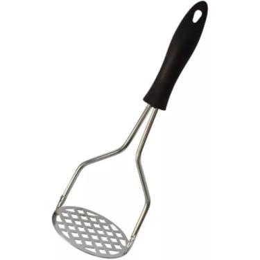 Imagem de Amassador de Batata e Legumes Gourmet Espremedor Multiuso em Aço Inoxidável e Cabo Ergonõmico Manual e Prático Utensilio de Cozinha Linha Premium