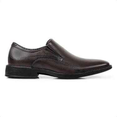 Imagem de Sapato de Couro Ferracini Masculino Paris Tabaco/preto/vermelho 6866-703h 42