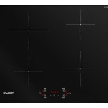Imagem de Cooktop 4 Bocas Inducao 220v Powerbooster 59x51cm - Brastemp