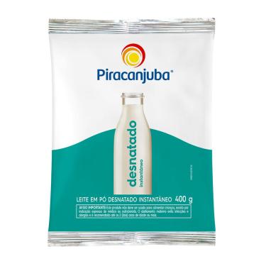 Imagem de Leite Em Pó Piracanjuba Desnatado Instantâneo 400g