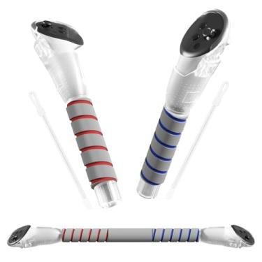 Imagem de 2 in 1 Long Arms & Handle Attachments Compatible with Oculus Quest 3/3S Hand Controllers, VR Gorilla Tag Long Arms/Stick Extension Grips for Meta Quest 3/3S Accessories for Beat Saber Golf Club Game