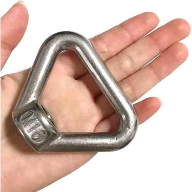 Imagem de Porca De Olhal De Elevação Padrão 1 Pcs 304 Aço Inoxidável Porca De Olhal De Elevação Triângulo Anéis De Rosca Trapézio Adequados Para Parafusos De Alça M8 M10 M12 M14 M16, M24