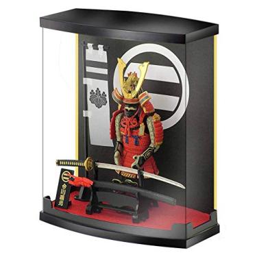 Imagem de Meister Japan Boneco Samurai, Escala Armadura Vermelha 1/10, Ornamento A7 Imagawa Yoshimoto, com Katana Samurai e Capa de Exibição, Ótimo Presente para Homens