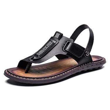 Imagem de Sapatos de praia de verão confortáveis para homens, sandália de correção de pé de dedo grande macio, com suporte de arco para alívio da dor hálux valgo sintomas de joanete, para festas e brincadeiras(