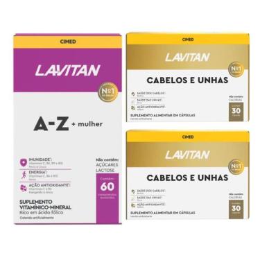Imagem de Lavitan A-z Mulher 60 Comp + Cabelos E Unhas 6o Comp - CIMED