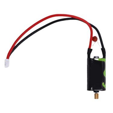 Imagem de RiToEasysports RC Motor Escovado, Motor de Alumínio de Alumínio Dissipador de Calor Com o Conjunto de Montagem Substituição para AXIAL SCX24 AX24 1/24 RC CRAWLER 050 50T