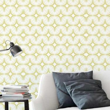 Imagem de Papel De Parede Adesivo Abstrato Geometria Estrela Teen 3m - DELIQUADR