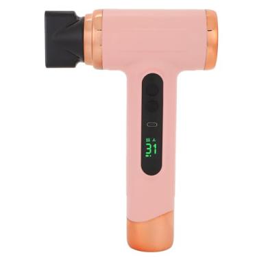 Imagem de Eacam Secador de Cabelo Sem Fio de 15000mAh Com Temperatura e Ajuste de Velocidade do, Portátil USB Recarregável Secador de Cabelo para Os Estudantes Dormitórios, Bico de Estilo (Rosa)