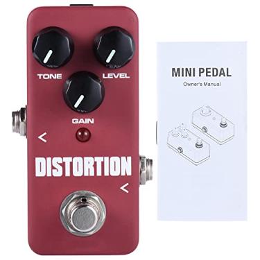 Imagem de LiebeWH Pedal de Efeito de Guitarra de Distorção Vintage Com o Design Clássico de Design de 2 Estágios Efeitos Mini Pedais de Desvio para Guitarra Elétrica para Elétrica