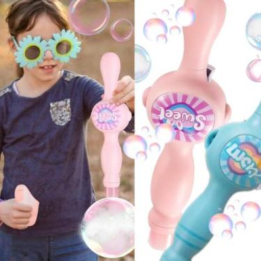 Imagem de Brinquedo Bolha Fumaça Varinha Máquina De Fazer Bolhas - generico, Ros